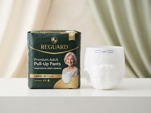 Reguard adult pull-up pant and product pack